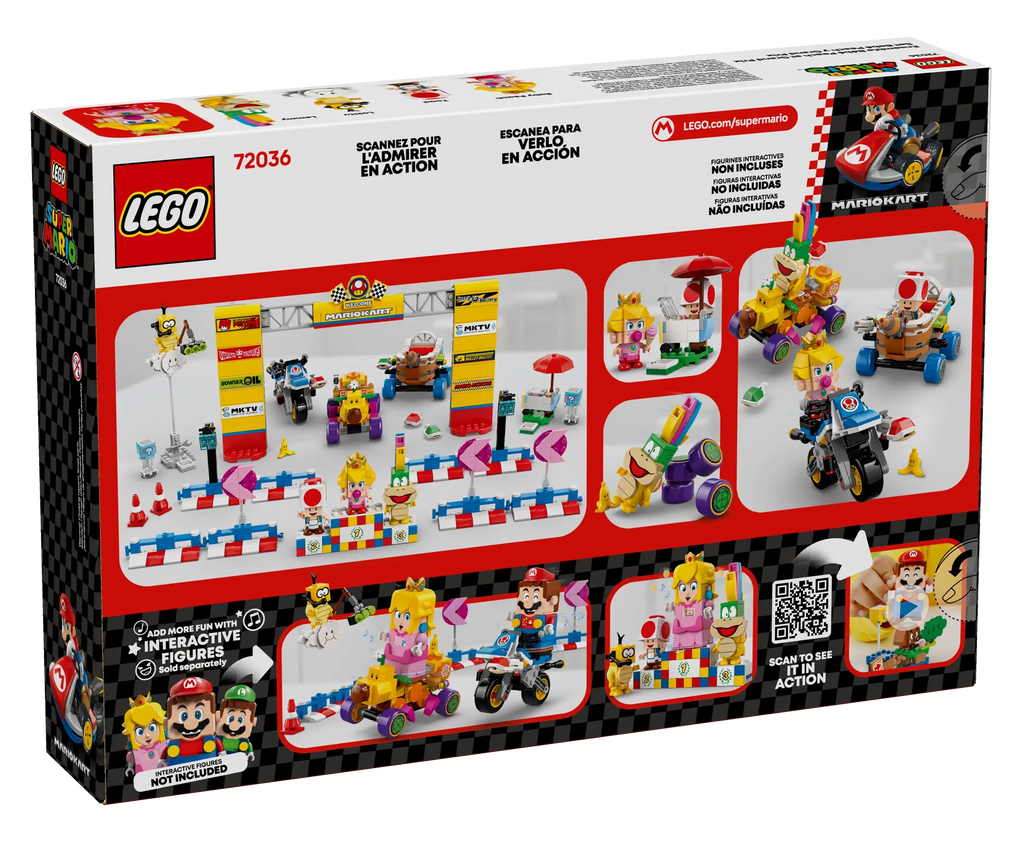 LEGO SUPER MARIO 72036 Mario Kart – Baby Peach & Grand Prix Set - TOYBOX Toy Shop