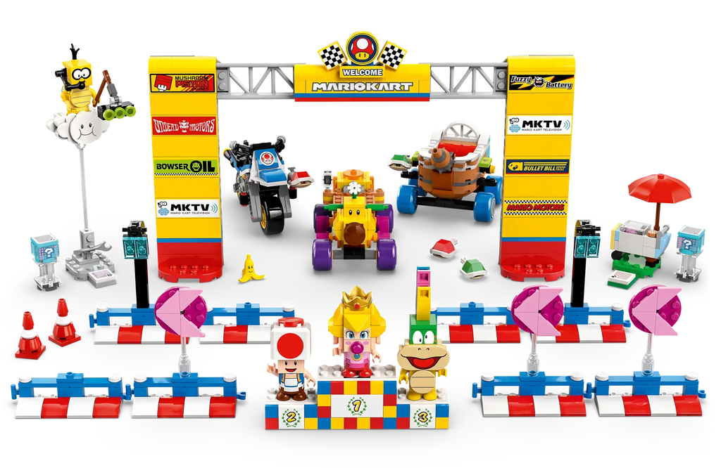 LEGO SUPER MARIO 72036 Mario Kart – Baby Peach & Grand Prix Set - TOYBOX Toy Shop