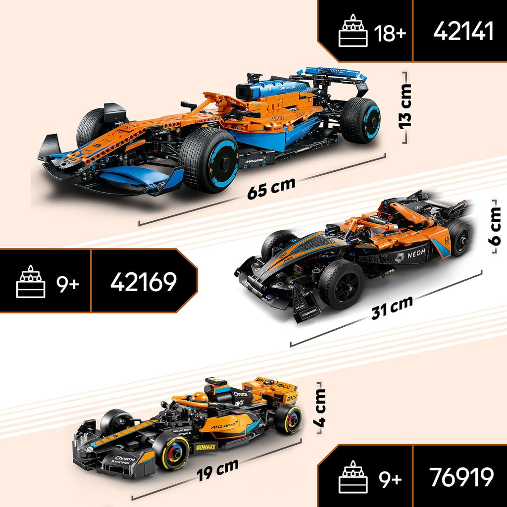 LEGO TECHNIC 42141 McLaren Formula 1™ Race Car Set for Adults - TOYBOX Toy Shop