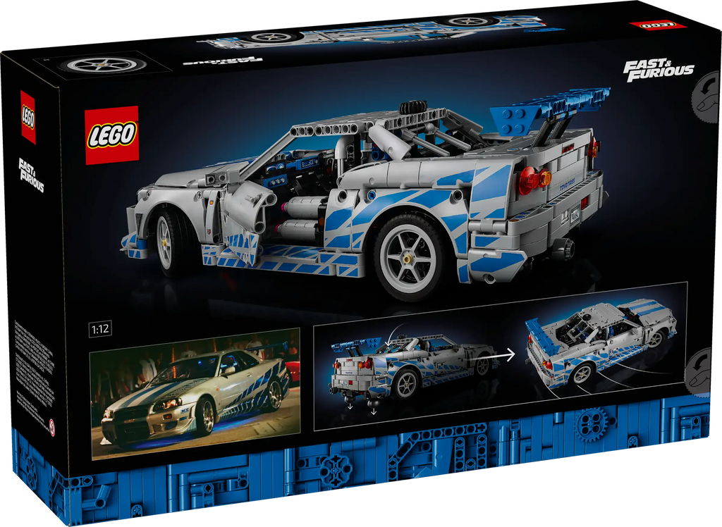 LEGO TECHNIC 42210 2 Fast 2 Furious Nissan Skyline Gt-r (r34) Car