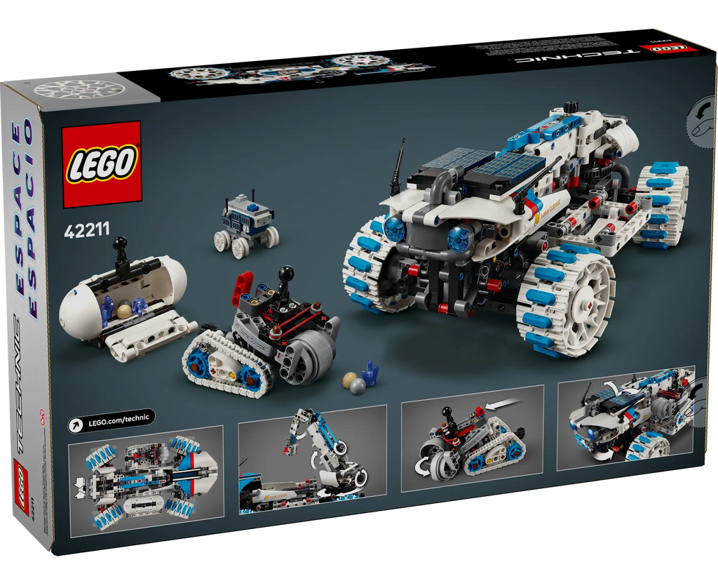 LEGO TECHNIC 42211 Lunar Outpost Moon Rover Space Vehicle