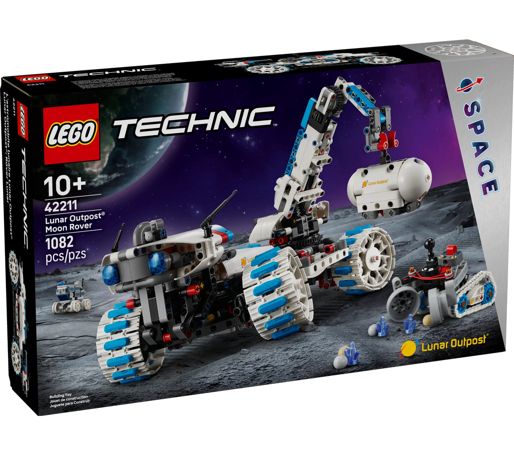 LEGO TECHNIC 42211 Lunar Outpost Moon Rover Space Vehicle