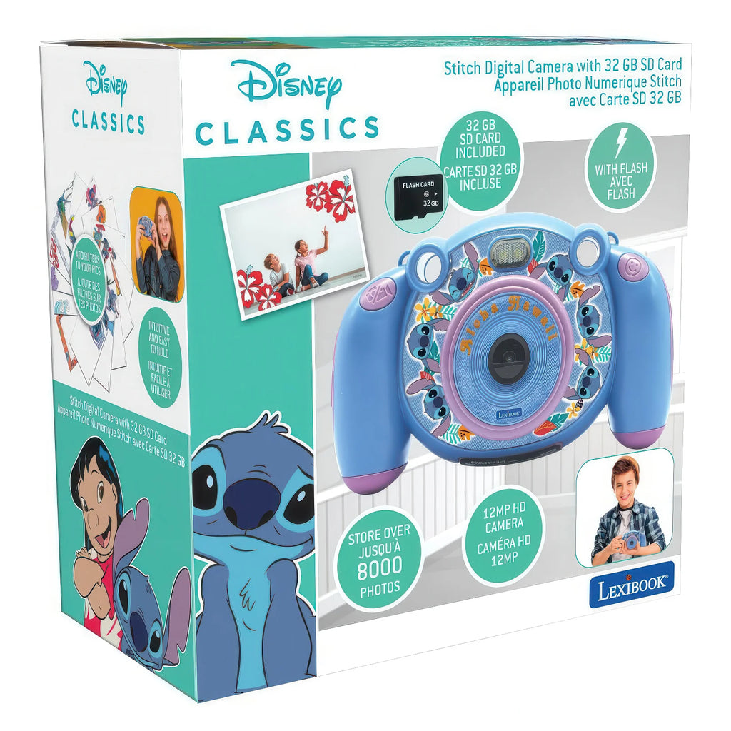 Lexibook Disney Stitch Digital Camera - TOYBOX Toy Shop