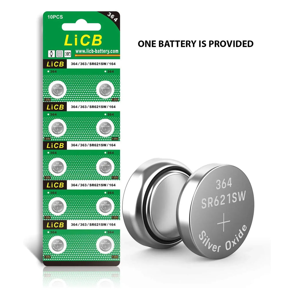 LiCB SR621SW AG1 364 363 LR621 1.55V Button Cell Watch Battery - TOYBOX Toy Shop