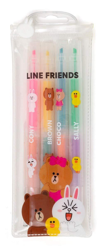 Line Friends Double-Sided Highlighters Set - TOYBOX Toy Shop