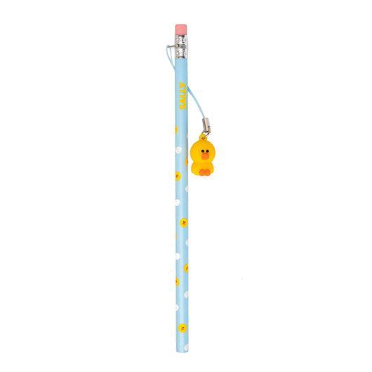 Line Friends Pencil With 3D Mascot Dangler - TOYBOX Toy Shop