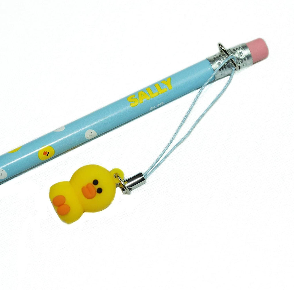 Line Friends Pencil With 3D Mascot Dangler - TOYBOX Toy Shop