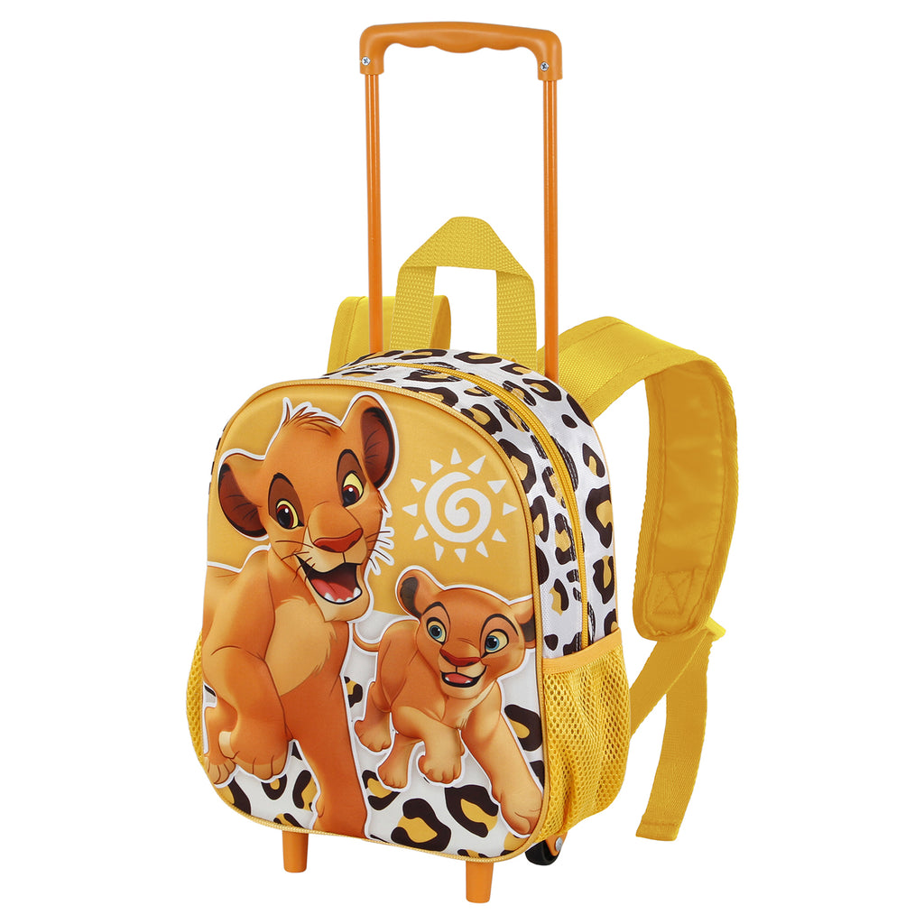 LION KING Multicolour Small 3D Backpack With Wheels - TOYBOX Toy Shop