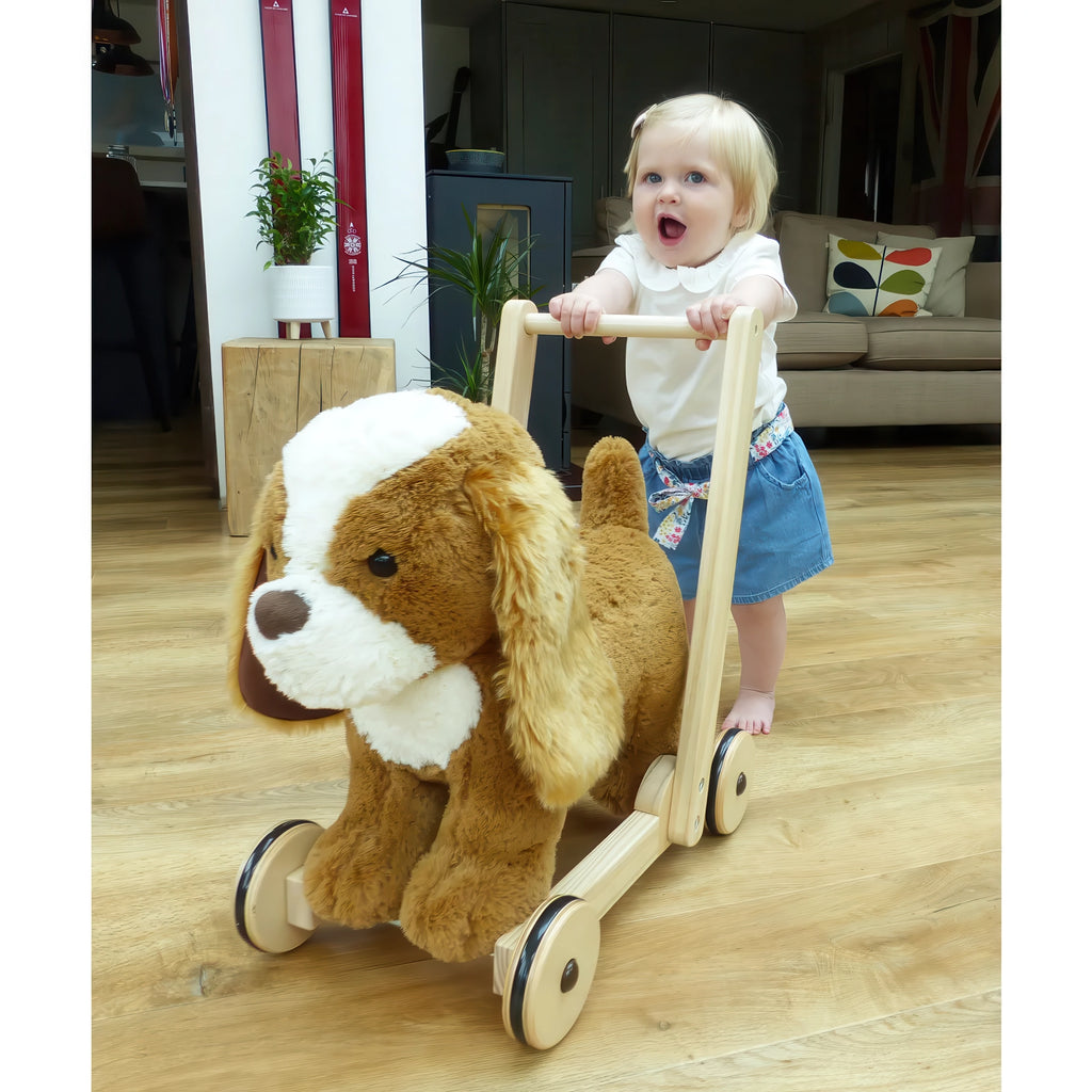 Little Bird Told Me Push Along Peanut Pup