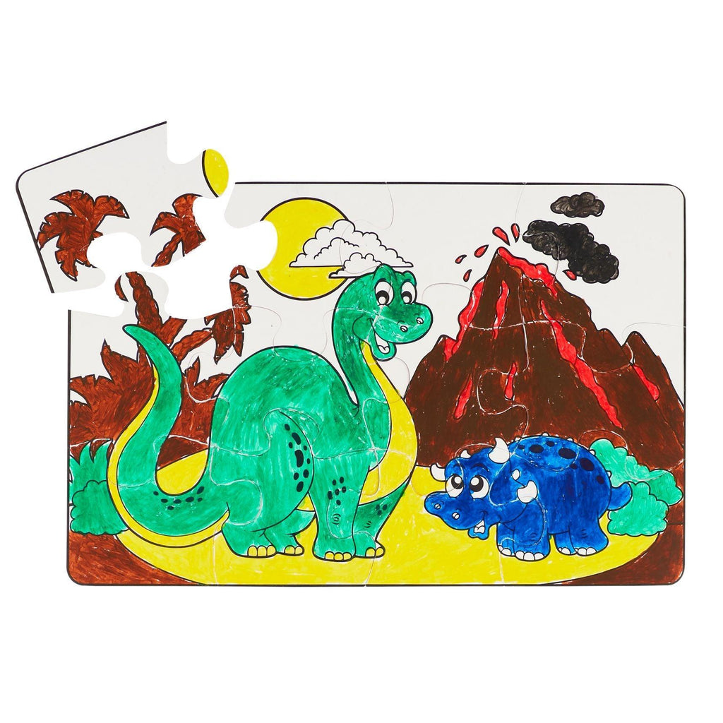 Little Brian Dinosaur World Paint Sticks Paint-A-Puzzle - TOYBOX
