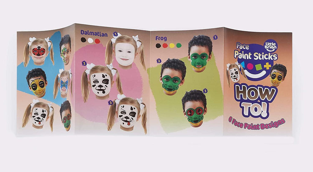 Little Brian Face Paint Sticks 6 Pack - TOYBOX