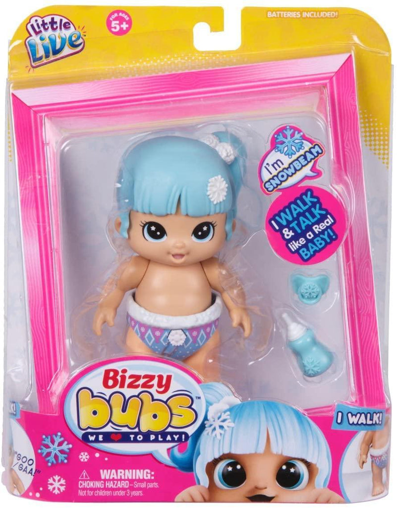 Little Live Bizzy Bubs 28470 Walking Baby Snowbeam Doll - TOYBOX Toy Shop