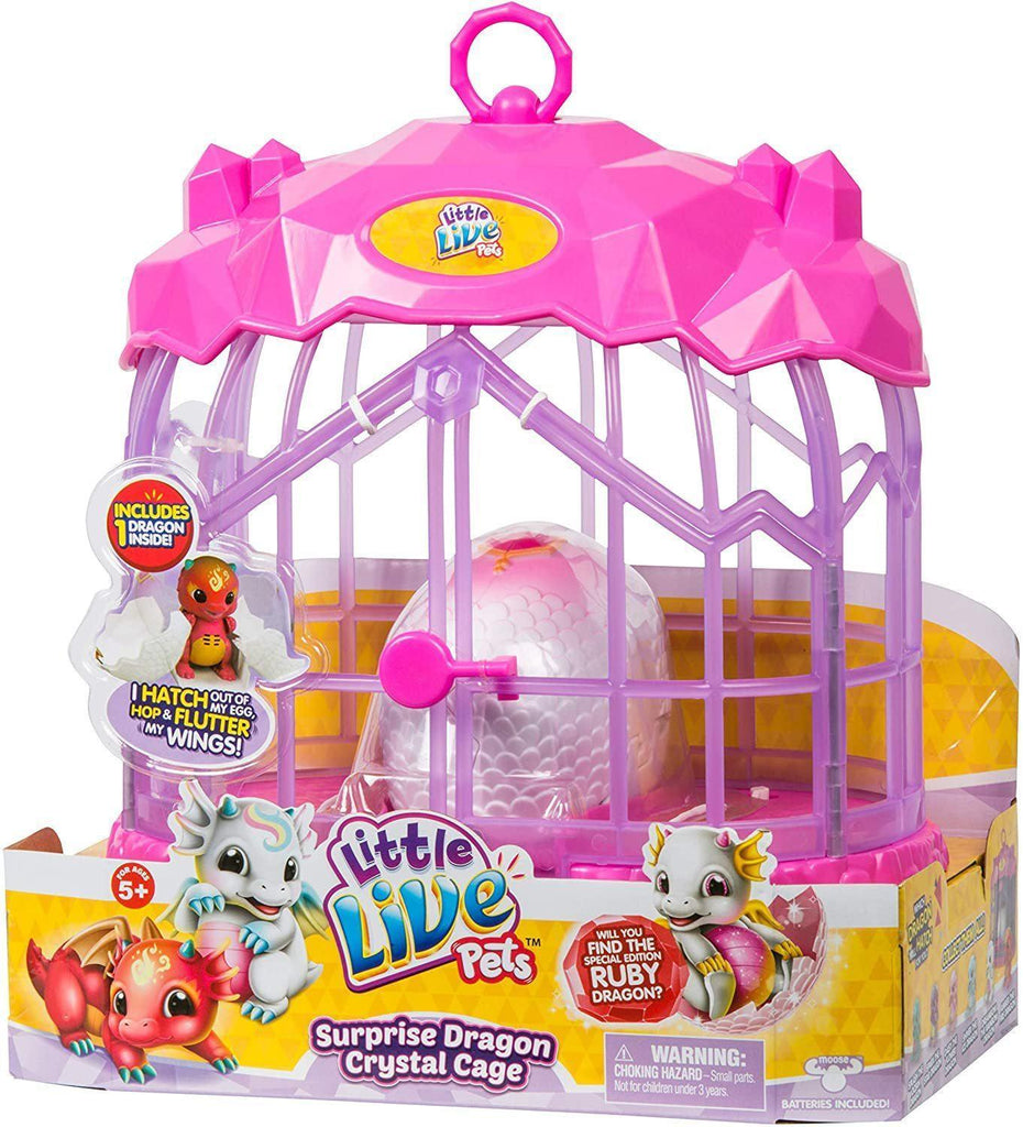 Little Live Pets Surprise Dragon Crystal Cage - TOYBOX Toy Shop
