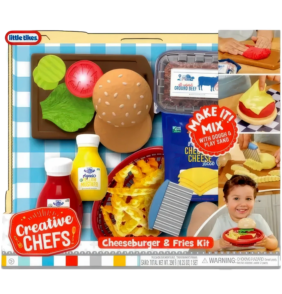 Little Tikes Creative Chefs Cheeseburger and Fries Playset