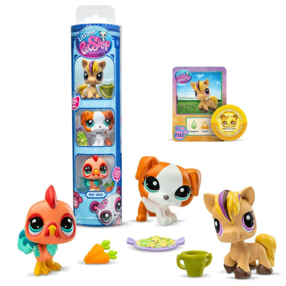 Littlest Pet Shop Pet Trio Collector Tube Series 3 - Assorted