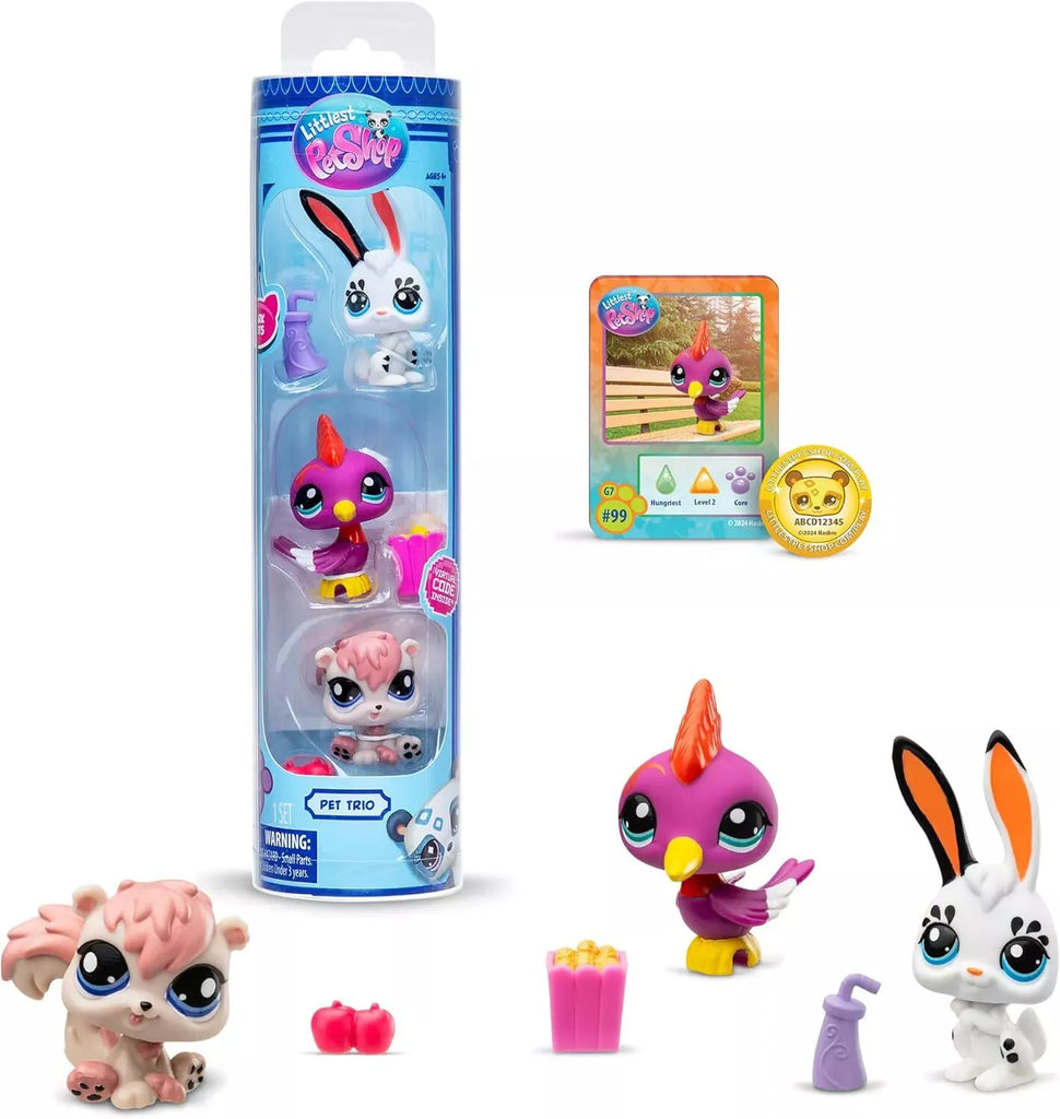 Littlest Pet Shop Pet Trio Collector Tube Series 3 - Assorted