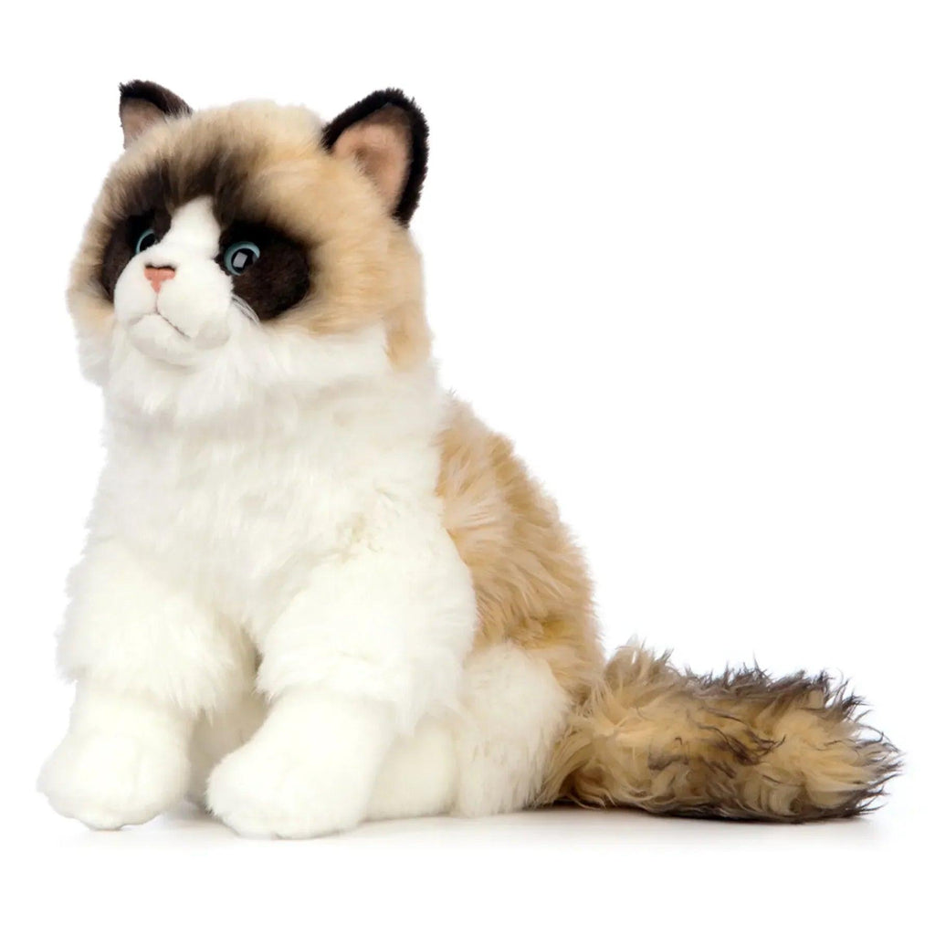 LIVING NATURE 24cm Ragdoll Cat Plush - TOYBOX Toy Shop