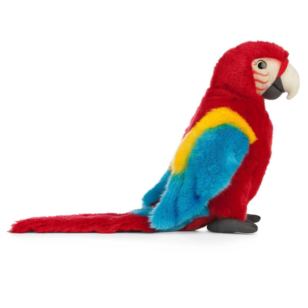 LIVING NATURE AN470 Red Macaw Soft Toy - TOYBOX Toy Shop Cyprus