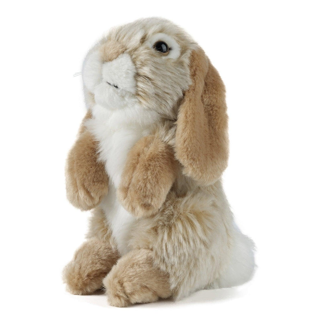 LIVING NATURE Brown Sitting Lop Eared Rabbit Soft Toy - TOYBOX Toy Shop