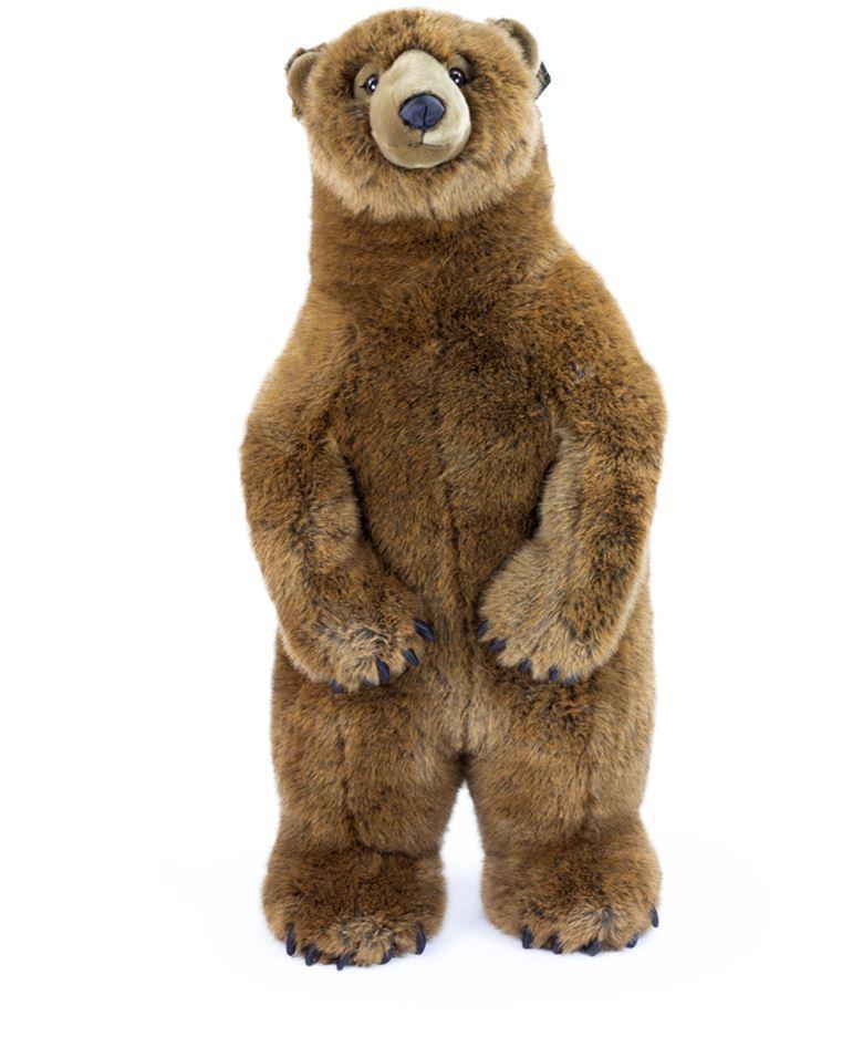 Living Nature Giant 100cm Standing Grizzly Bear Plush - TOYBOX Toy Shop