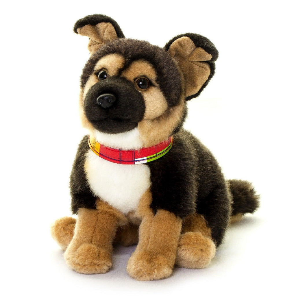 LIVING NATURE Giant German Shepherd Puppy 24cm Soft Toy - TOYBOX Toy Shop