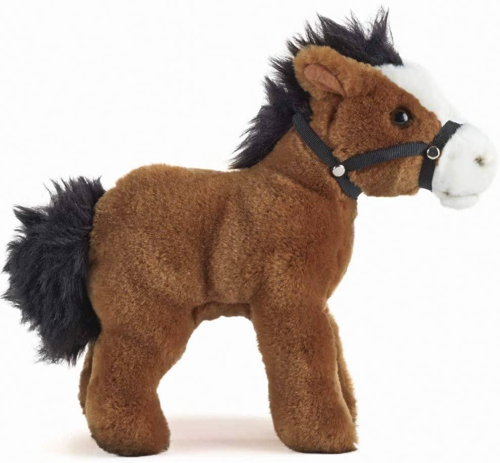 LIVING NATURE Horse with Bridle 23cm Soft Toy - TOYBOX Toy Shop