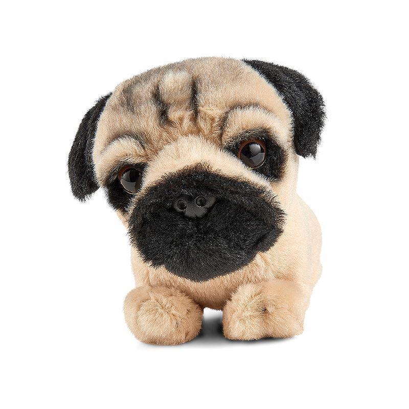 LIVING NATURE Pug Puppy 18cm Soft Toy - TOYBOX Toy Shop