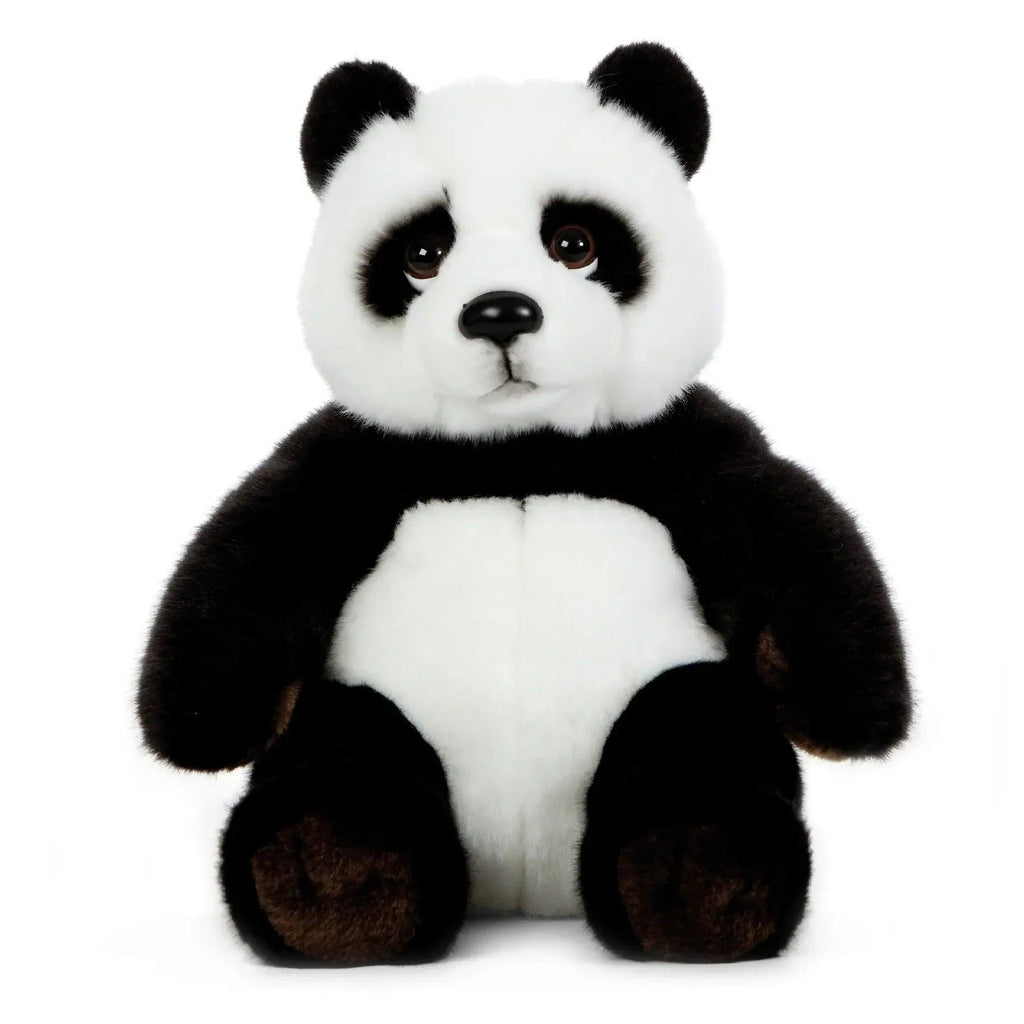 LIVING NATURE Sitting Panda 23cm Soft Toy - TOYBOX