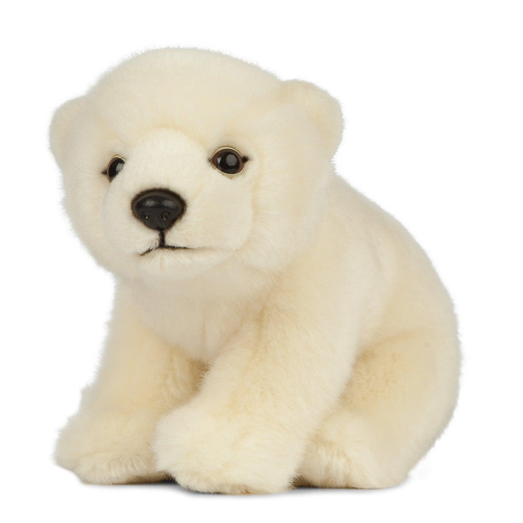 LIVING NATURE Sitting Polar Bear Cub AN509 Soft Toy - TOYBOX Toy Shop