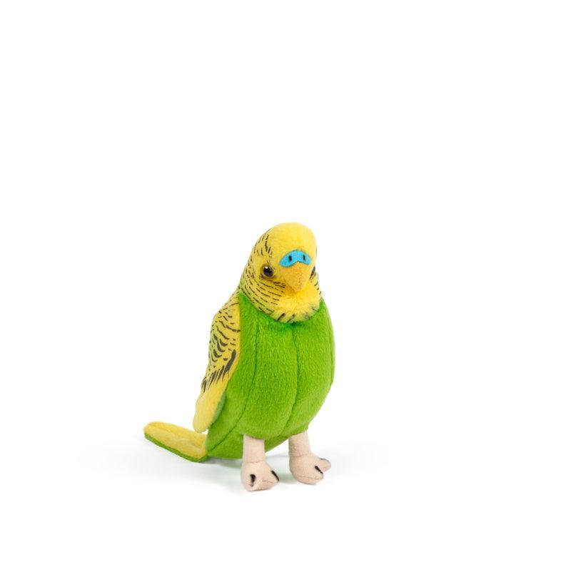 Living Nature Yellow Budgerigar with Sound 11.5cm - TOYBOX Toy Shop