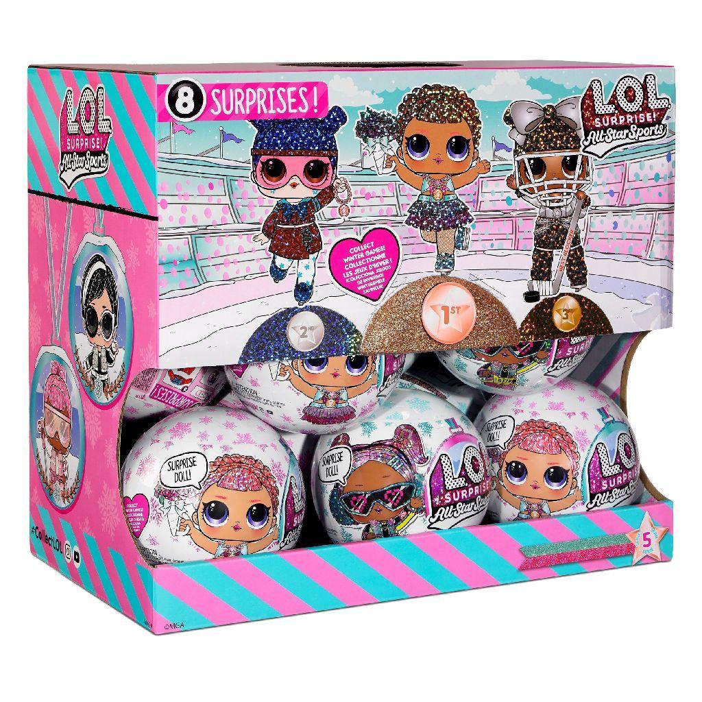 LOL Surprise All-Star Sports Winter Games Sparkly Collectible Doll