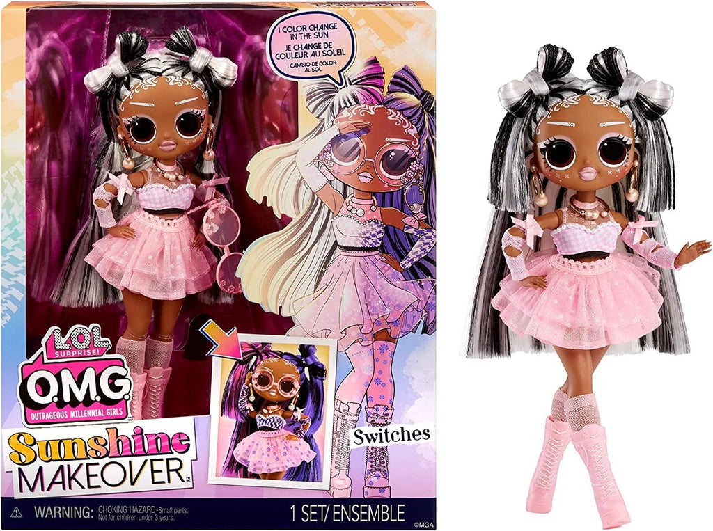 LOL Surprise OMG Sunshine Makeover Switches Fashion Doll - TOYBOX