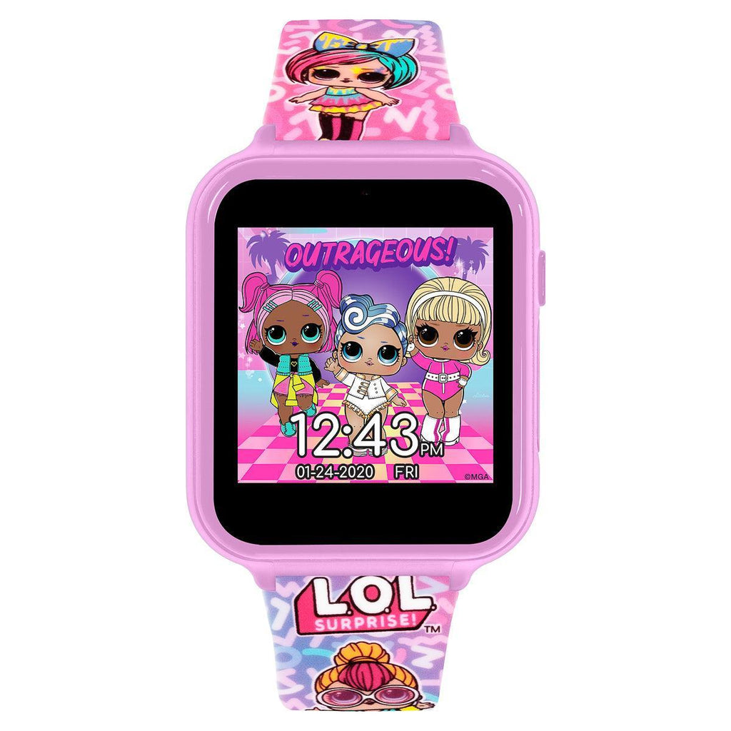 LOL Surprise Purple Silicone Strap Watch Set with Headphones - TOYBOX