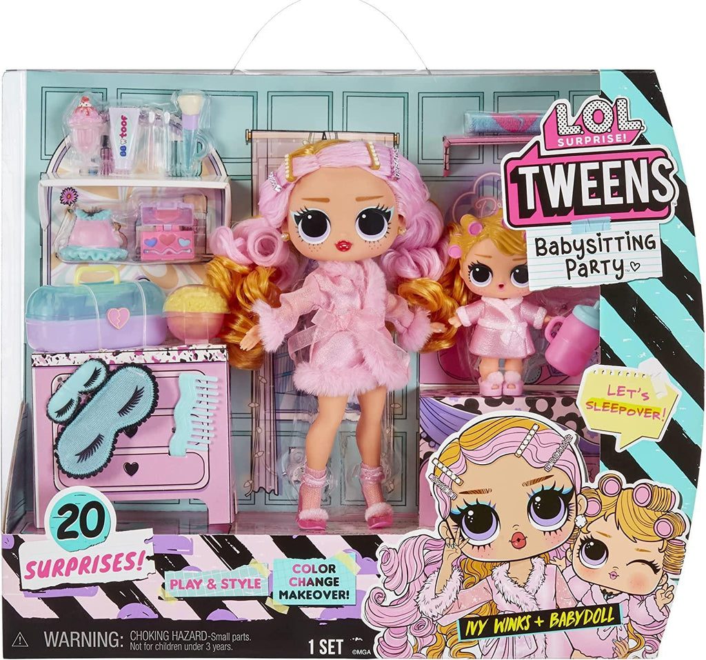 LOL Surprise! Tweens Babysitting Party With Ivy Winks - TOYBOX Toy Shop