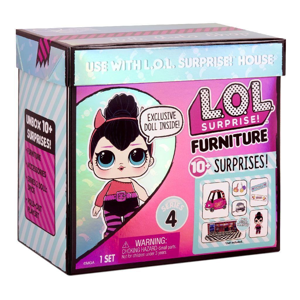 LOL Surprise Wave 3 Furniture Box with 10 Surprises and Doll - Assortment - TOYBOX Toy Shop