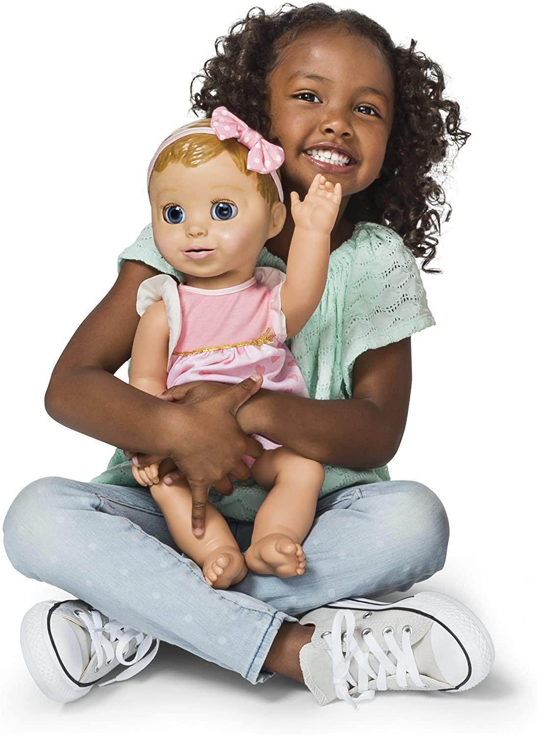 Luvabella Blonde Hair Interactive Baby Doll with Expressions