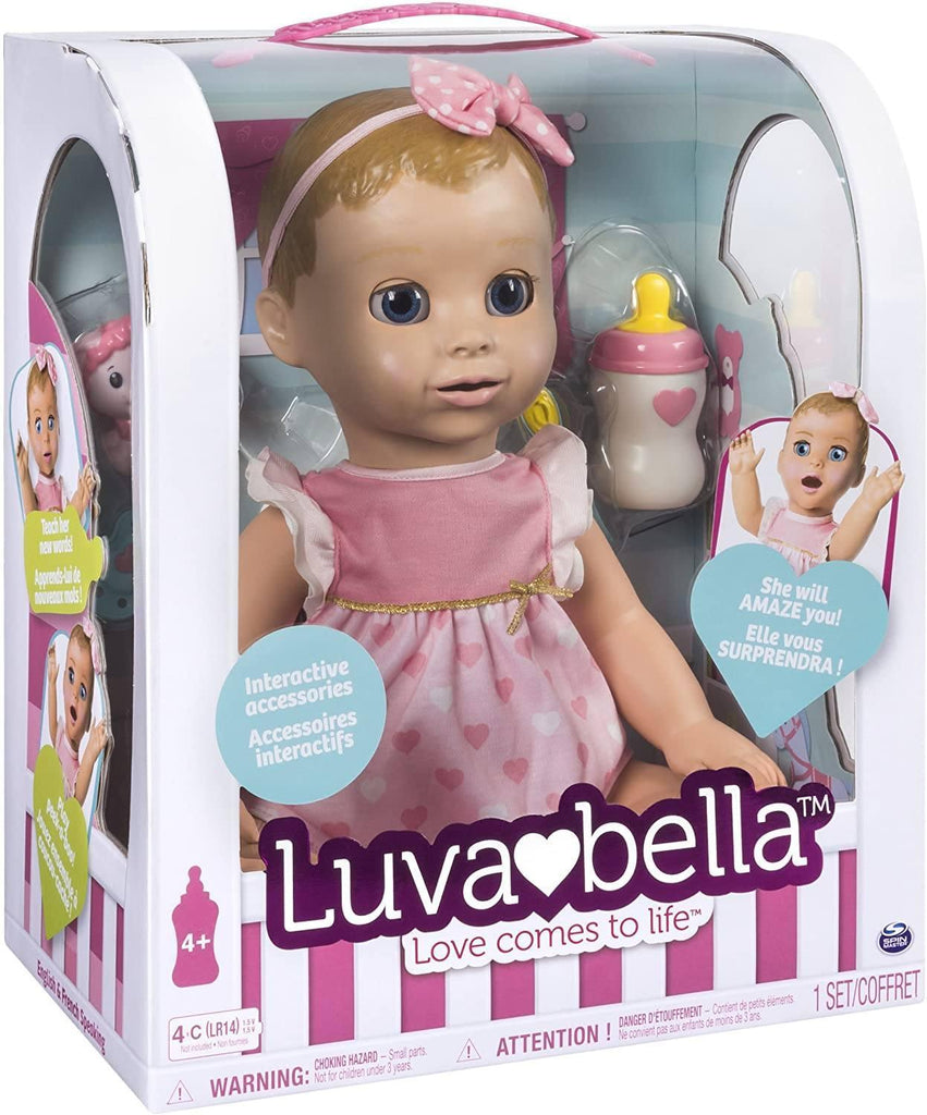 Luvabella Blonde Hair Interactive Baby Doll with Expressions & Movement - TOYBOX Toy Shop