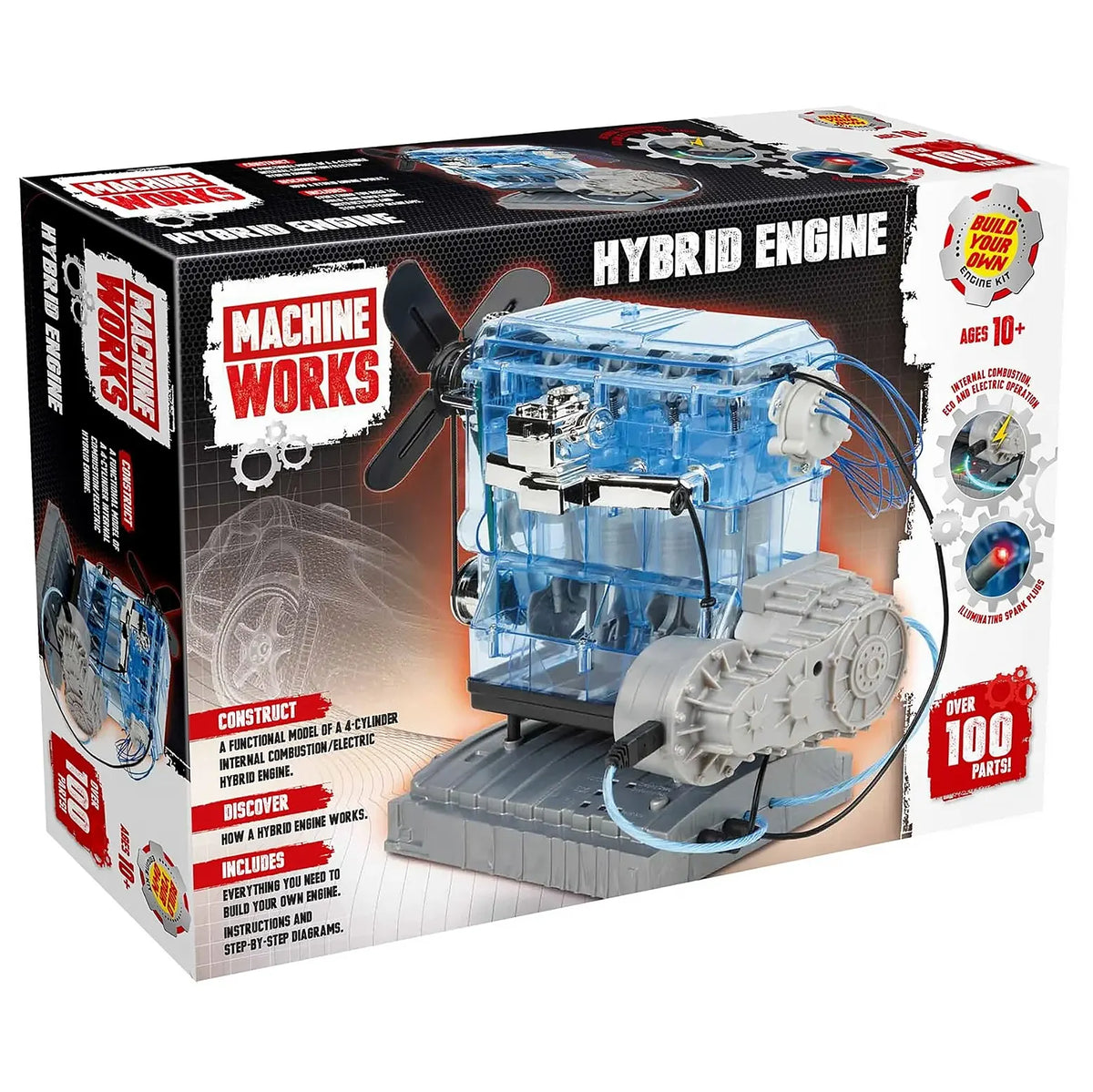 Machine Works 4 Cylinder Hybrid Engine Building Kit – TOYBOX