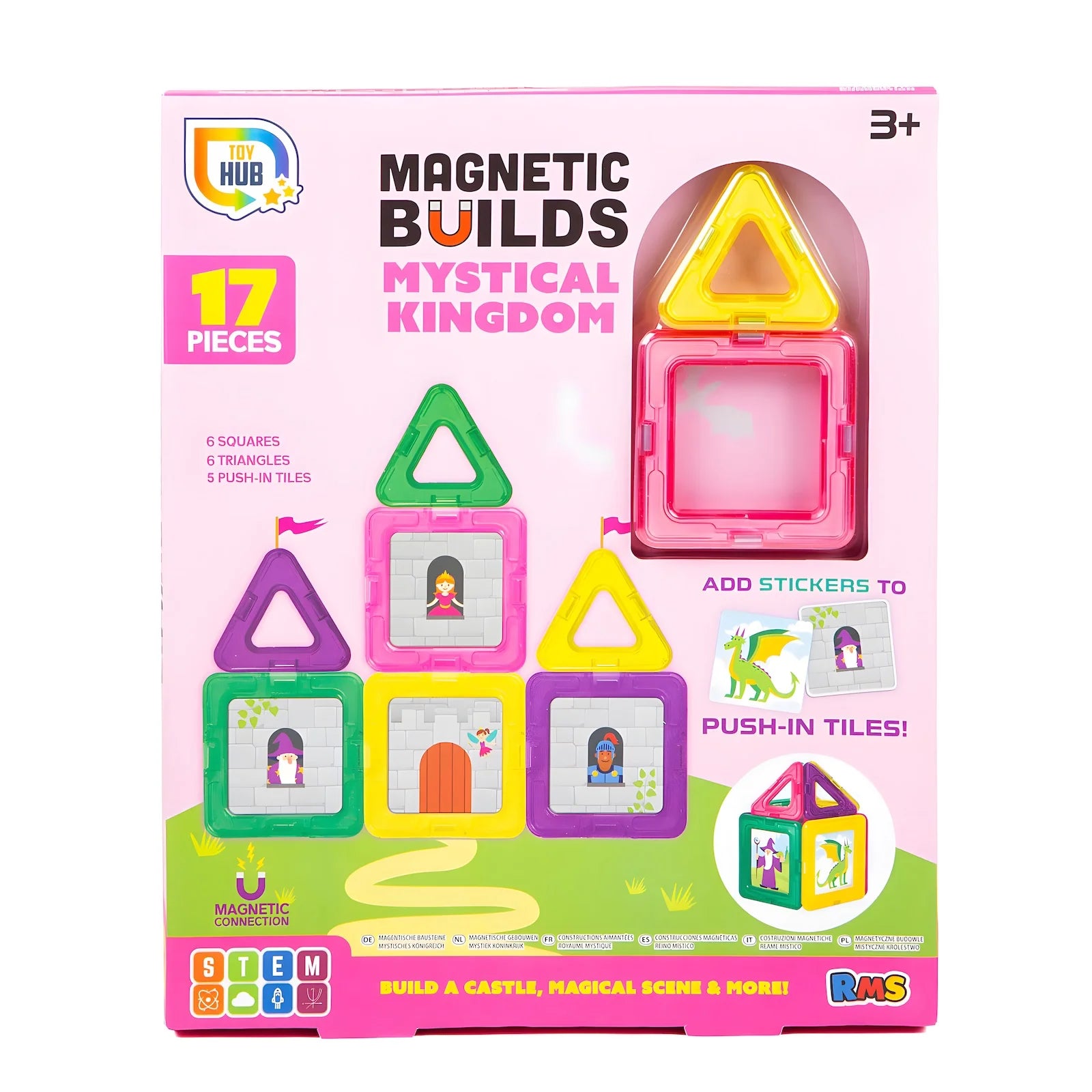 Magnetic Builds 17pcs Assorted – TOYBOX - Main Image