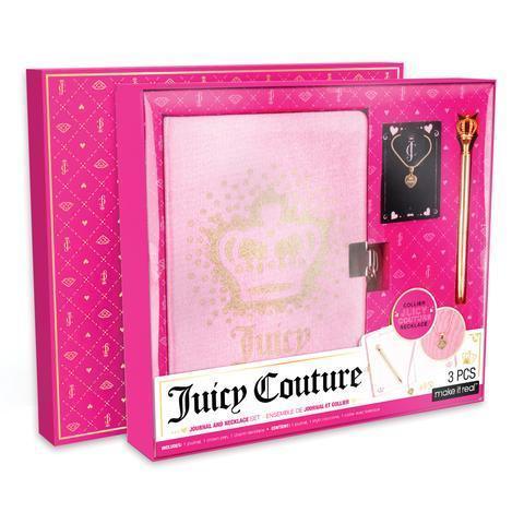 Make It Real 4423 - Juicy Couture Jewellery Journal and Necklace Set - TOYBOX Toy Shop