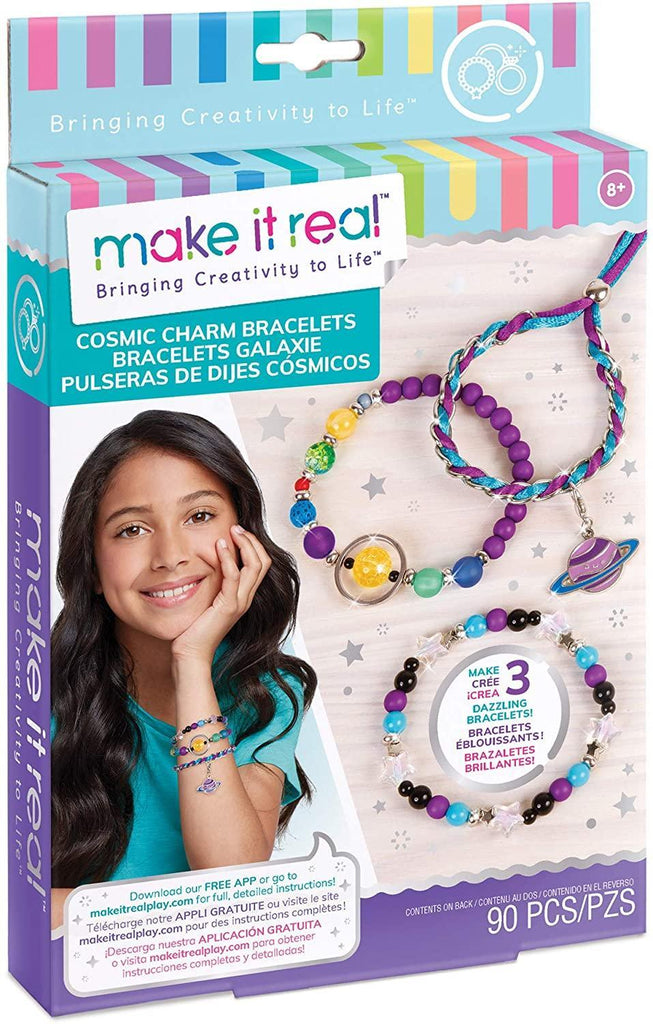 Make It Real Cosmic Charm Bracelets Jewellery Making Set - TOYBOX Toy Shop