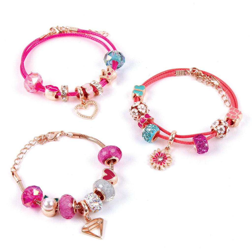Make It Real Halo Charms Jewellery Bracelets Think Pink - TOYBOX Toy Shop