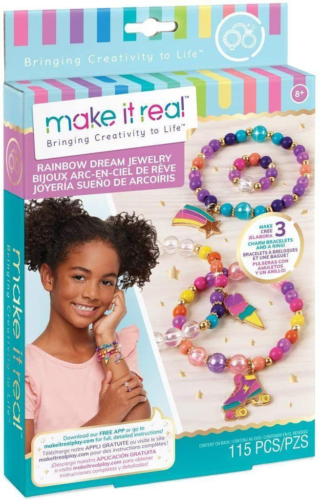  Make It Real All Linked Up Bracelet Making Kit - DIY Charm  Bracelet Making Kit for Girls - Kids Bracelet Making Kit for Teen Girls -  Jewelry Making Kit for Girls