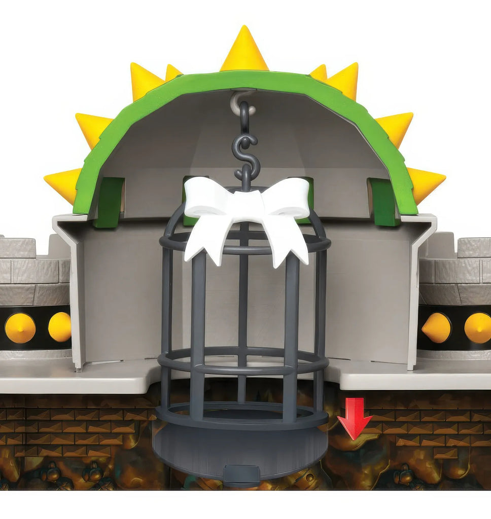 Mario Bros Deluxe Bowser Castle Playset