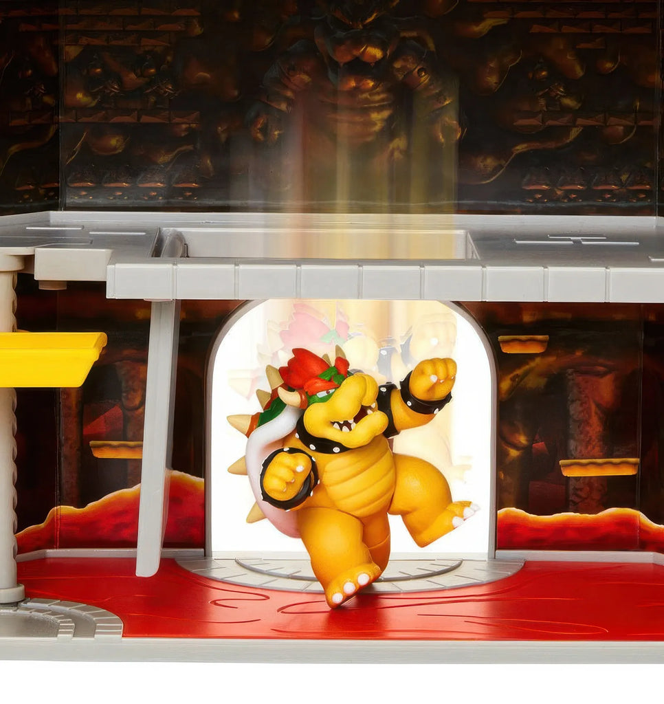 Mario Bros Deluxe Bowser Castle Playset
