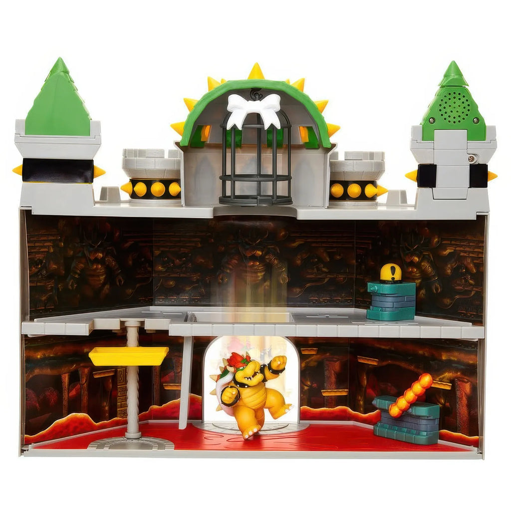 Mario Bros Deluxe Bowser Castle Playset
