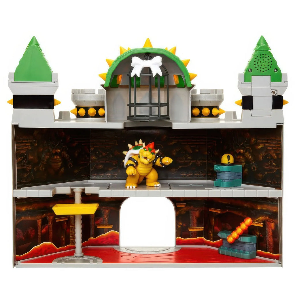 Mario Bros Deluxe Bowser Castle Playset