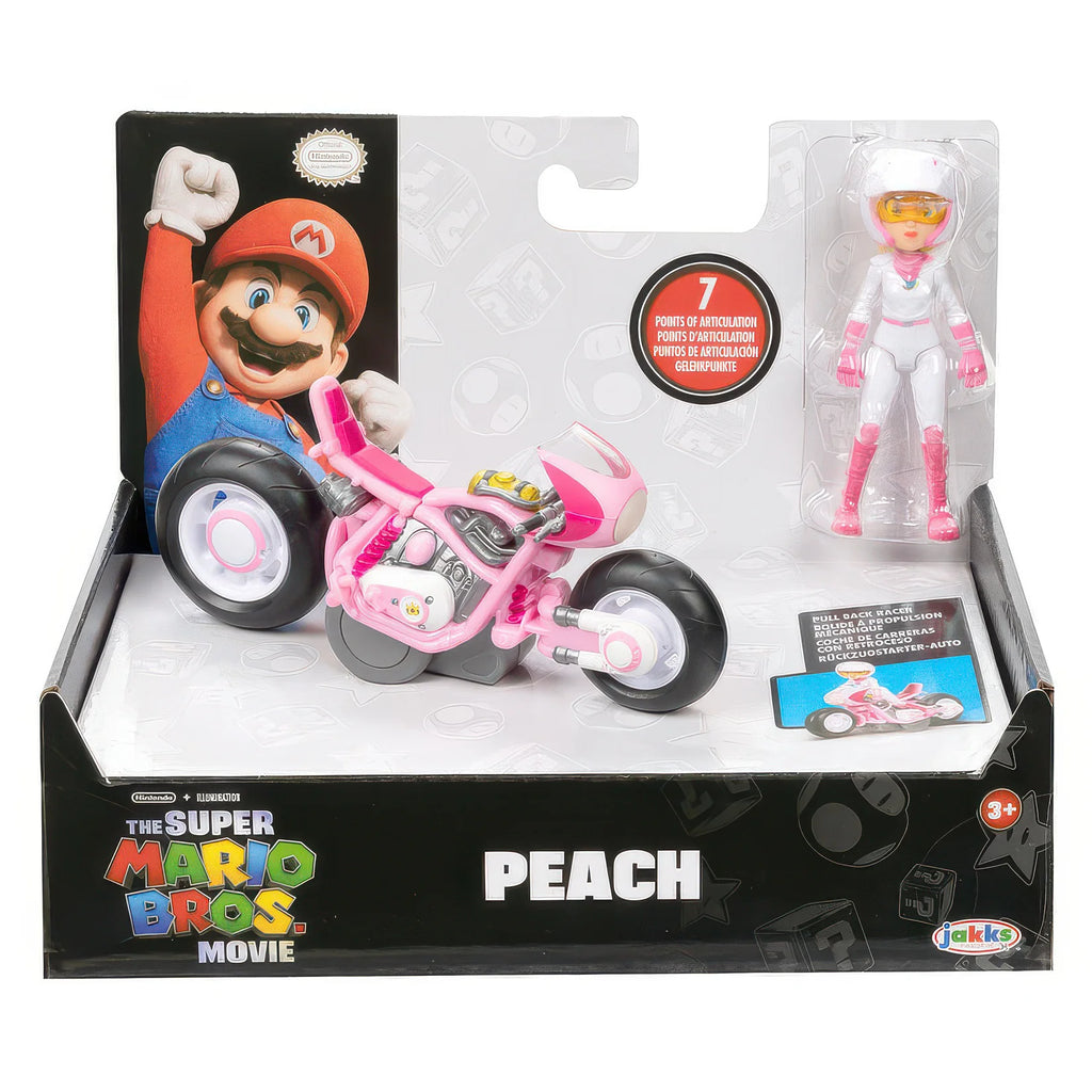 Mario Kart the Movie Super Mario Bros Vehicle and 6cm Figure - Assorted - TOYBOX Toy Shop