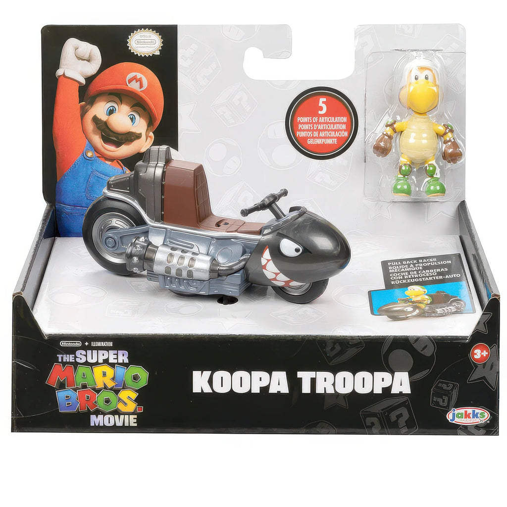 Mario Kart the Movie Super Mario Bros Vehicle and 6cm Figure - Assorted - TOYBOX Toy Shop