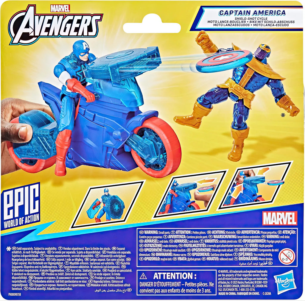 Marvel Avengers Captain America with Shield-shot Cycle